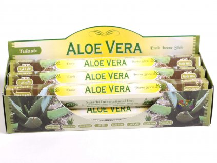 Vonné tyčinky Tulasi Aloe Vera - vůně Aloe - 20 ks - #25