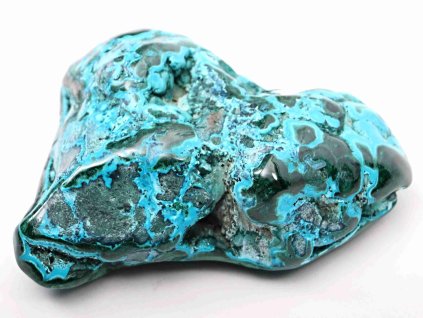 Malachit chryzokole polerowany kamień 456 g naturalny - Kongo #K479