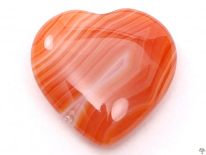 Srdce Karneol 20x20 mm - Karneolové srdce #45