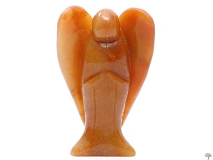 Anděl Karneol 100x60 mm z přírodního kamene 10 cm #ZB59