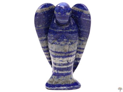 Anděl Lapis Lazuli 100x60 mm z přírodního kamene 10 cm #ZB61