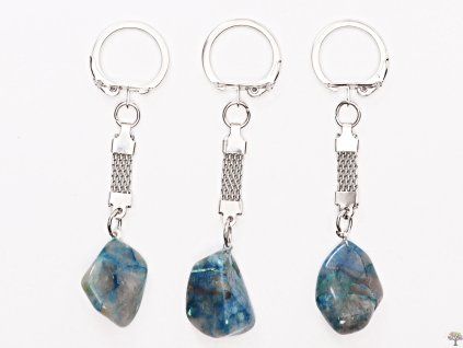 Shattuckite stone keyring #558 - keyring