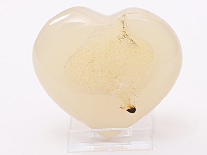 Srdce Achát 73x63 mm 194 g #K893 přírodní kámen - Achátové srdce