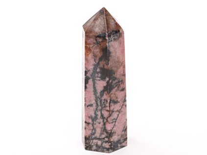 Obelisk rodonitowy szpic 145 g - 8,5 cm #K906