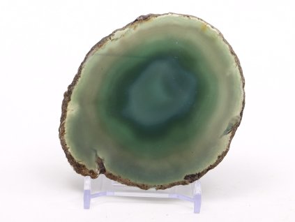 Achátový plát velikost 9 cm + stojánek #1545 - Top kvalita