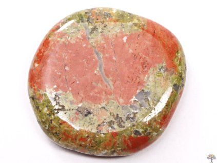 Unakite 45 - 50 mm flat stone #151