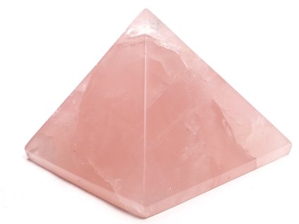 Piramida z różowego kryształu 86x86 mm 547 g Najwyższa jakość #B49