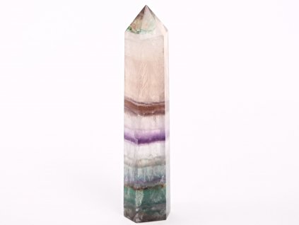 Obelisk Fluorit špice 126 g - 11,5 cm #B270