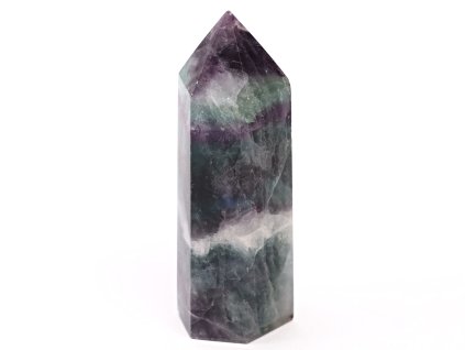 Obelisk fluorytowy szpiczasty 174 g - 9,2 cm #B271
