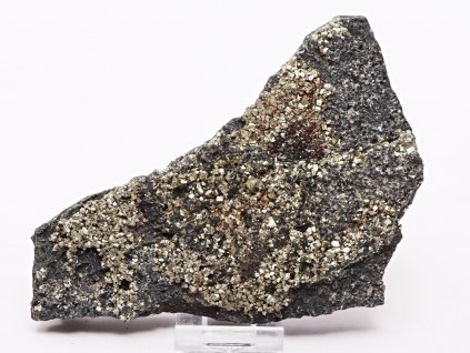 Šungit s pyritem surový kámen 532 g přírodní #B377