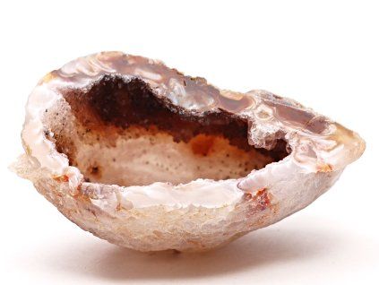 Feather agate 124 g - 7.5 cm - geode - Top quality - #346
