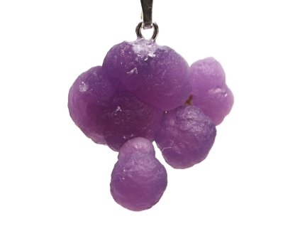 Wisiorek Agat winogronowy 2,9 g - 20x20 mm - grape agate #P1