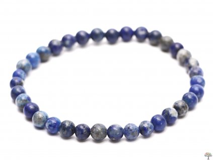 Dětský náramek Lapis Lazuli - 4 mm kuličky #634 - z přírodních kamenů