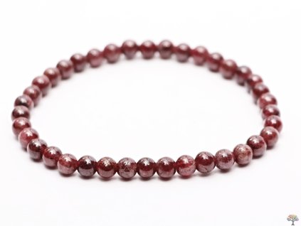 Dětský náramek Granát - 4 mm kuličky