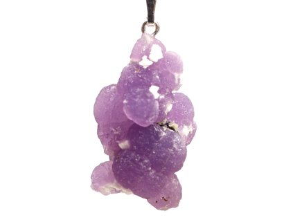 Wisiorek z agatu winogronowego 4,8 g - 29x16 mm - grape agate #P16