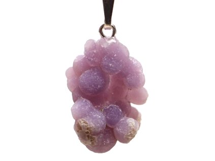 Wisiorek agat winogronowy 1,8 g - 20x12 mm - grape agate #P34