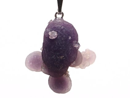 Přívěsek Achát hroznový 4.4 g - 25x21 mm - grape agate #P42
