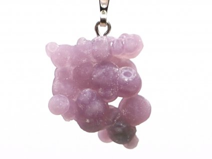 Přívěsek Achát hroznový 2.6 g - 22x17 mm - grape agate #P49