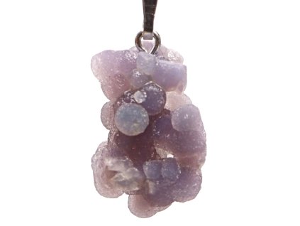 Wisiorek z agatu winogronowego 2,2 g - 19x13 mm - agat winogronowy #P50