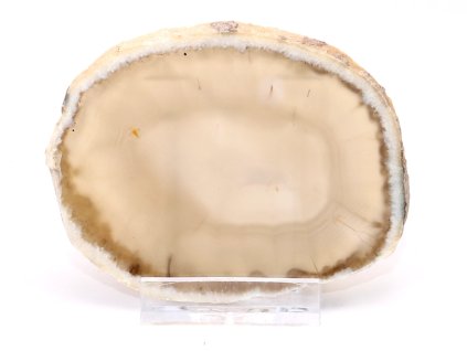 Achátový plát velikost 9 cm + stojánek #1758 - Top kvalita