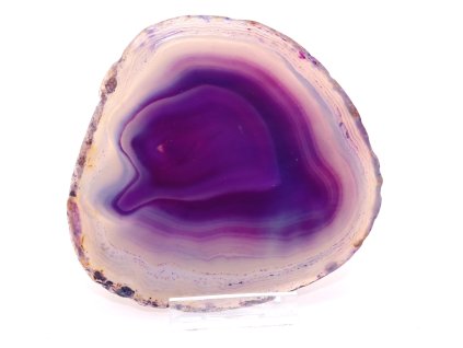 Achátový plát velikost 10 cm + stojánek #1771 - Top kvalita