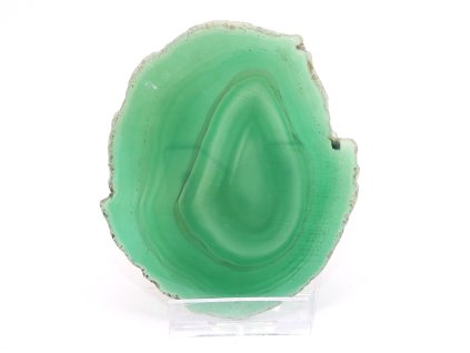 Achátový plát velikost 9 cm + stojánek #1915 - Top kvalita