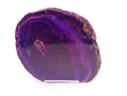 Agate slab size 11 cm + stand #1966 - Top quality