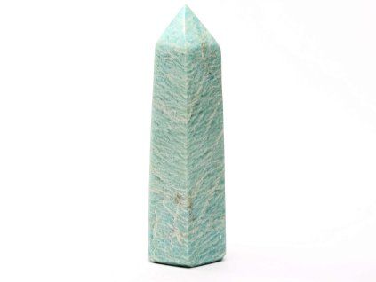 Obelisk Amazonit – iglica 549g - 16,5 cm #C241