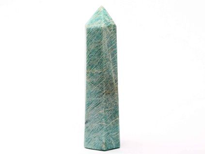 Obelisk Amazonit – iglica 386g - 15,9 cm #C247