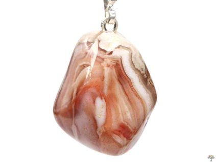 Pendant from Agate pink Botswana size M #168