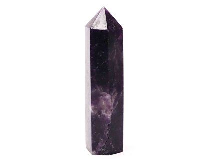 Lepidolite obelisk – spire 89g - 9 cm #C333