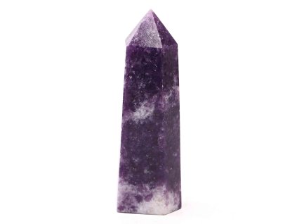 Obelisk Lepidolit špice 80 g - 8 cm #C336
