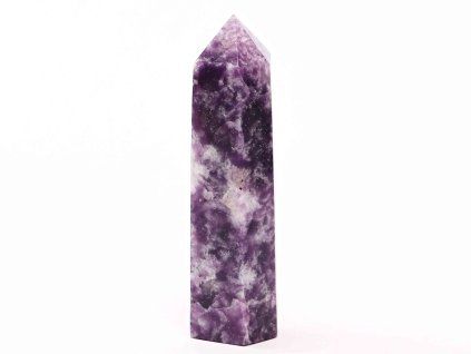 Lepidolite obelisk – spire 93g - 9,2 cm #C351