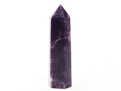 Obelisk Lepidolit špice 77 g - 8,6 cm #C358