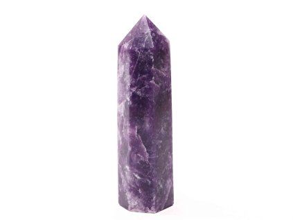 Obelisk Lepidolit – iglica 96g - 9,2 cm #C376