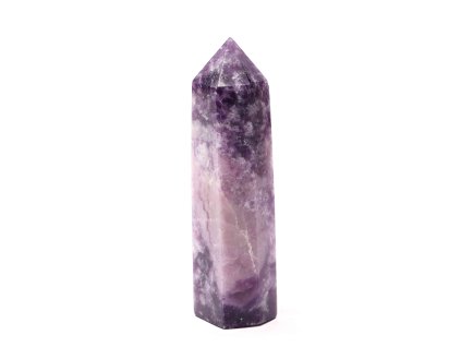 Obelisk Lepidolit špice 88 g - 8,8 cm #C388