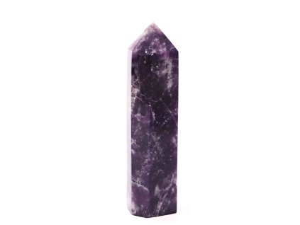 Obelisk Lepidolit špice 88 g - 8,9 cm #C389