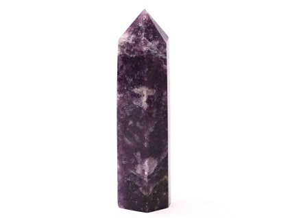 Obelisk Lepidolit špice 80 g - 8,8 cm #C392