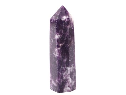 Obelisk Lepidolit szpica 98 g - 9 cm #C401