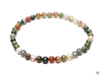 Náramek Achát Indický - 4 mm