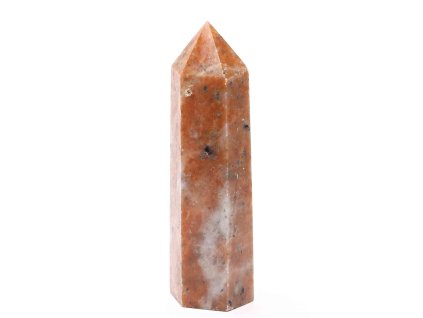Obelisk Sluneční kámen špice 141 g - 10,1 cm #D33