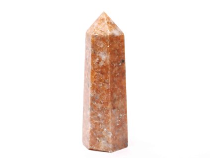 Obelisk Sluneční kámen špice 142 g - 9,8 cm #D35