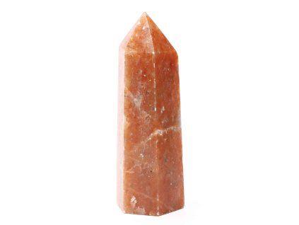 Obelisk Sluneční kámen špice 100 g - 8,4 cm #D44