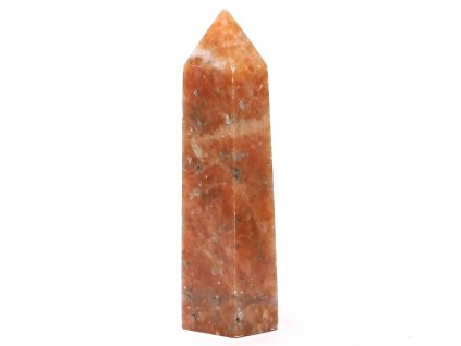 Obelisk Sluneční kámen špice 103 g - 8,8 cm #D46