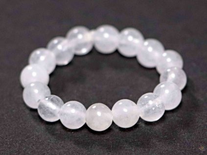 Pierścionek Jadeit biały - 4 mm #12 z naturalnych kamieni