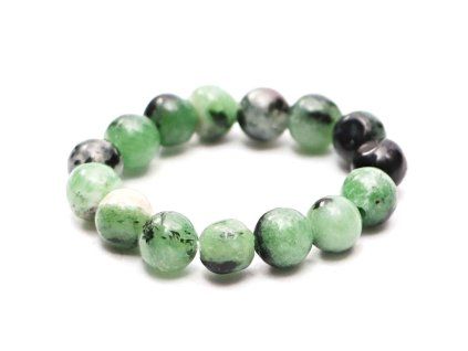 Ruby Ring - Zoisite - 4 mm beads #13 - made from natural stones