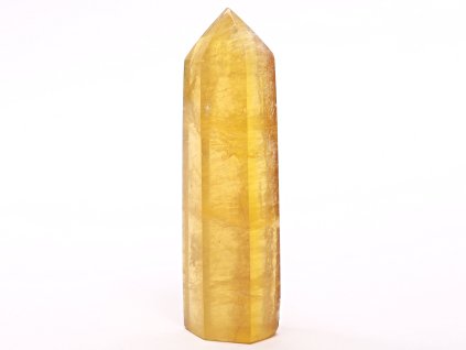 Obelisk Fluorit žlutý špice 130 g - 9,4 cm #C426
