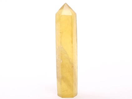 Obelisk fluoryt żółty szpic 73 g - 9 cm #C433