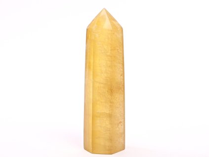 Obelisk Fluorit žlutý špice 162 g - 10,4 cm #C452