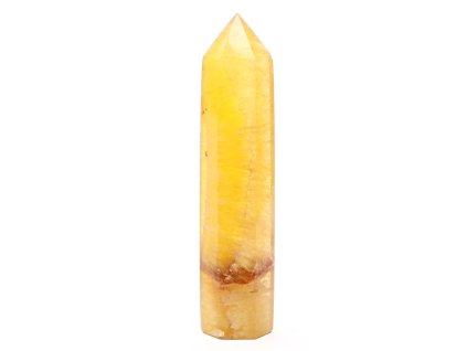 Obelisk Fluorit žlutý špice 79 g - 9,4 cm #C454
